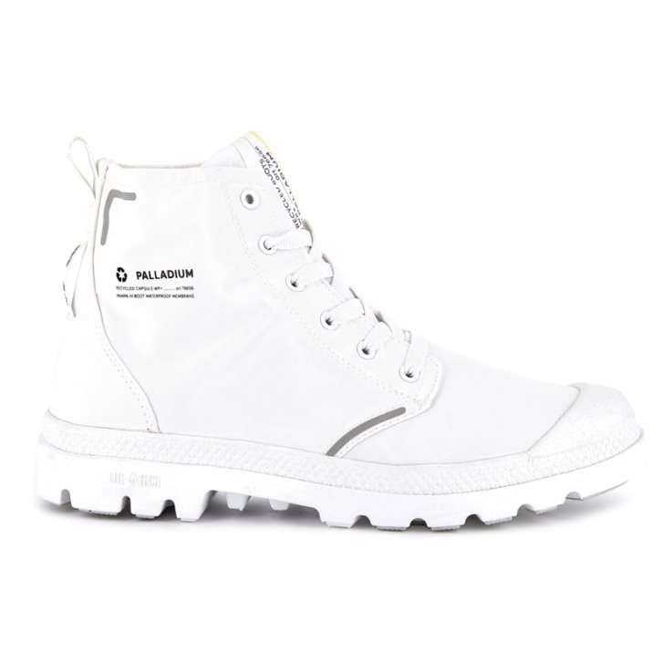 Palladium Pampa Lite+ Recycle WP+ Men\'s Boots White | UK I813-QKZ